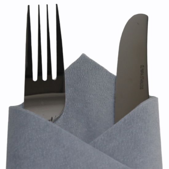 Grey 40cm 2ply Napkins Disposable Party Luncheon Serviette - Box of 2000 Grey 40cm 2ply Napkins Disposable Party Luncheon Serviette - Box of 2000