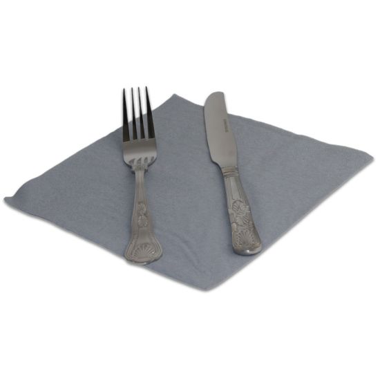 Grey Party Luncheon Napkins 40cm 2ply - Pack of 125