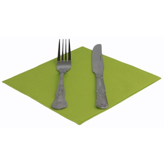 Kiwi Green Linen Feel Luxury Airlaid Paper Napkins 40cm Pack of 50 Kiwi Green Linen Feel Luxury Airlaid Paper Napkins 40cm Pack of 50