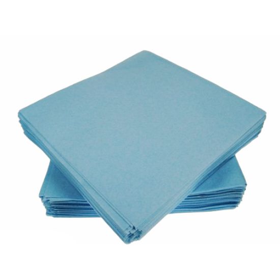 Baby Blue Linen Feel Luxury Airlaid Paper 40cm Napkins Pack of 50 Baby Blue Linen Feel Luxury Airlaid Paper 40cm Napkins Pack of 50