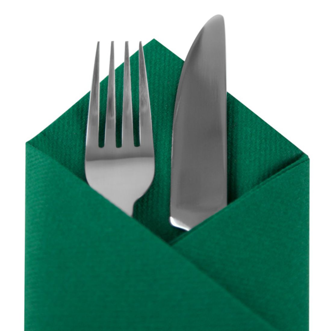 Airlaid Napkins Green Linen Feel Luxury Airlaid Paper 40cm