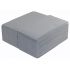 Grey Disposable Napkins 40cm 8-Fold Linen Feel Luxury Airlaid Paper Pack of 50