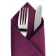 Purple Napkins 40cm Luxury Linen Feel Airlaid Paper Pack of 50