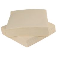 Champagne / Cream Disposable Napkins 40cm Linen Feel Luxury Airlaid Paper Pack of 50