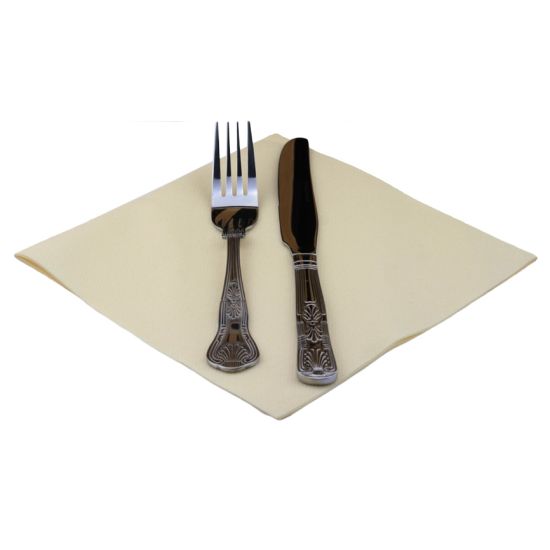 Champagne Cream 40cm Luxury Linen Feel Airlaid Paper Napkins Pack of 50 Champagne Cream 40cm Luxury Linen Feel Airlaid Paper Napkins Pack of 50