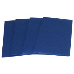 Navy Blue Disposable Napkins 40cm 8-Fold Linen Feel Airlaid Paper Pack of 50
