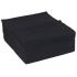 Black Disposable Napkins 40cm 8-Fold Linen Feel Luxury Airlaid Paper Pack of 50