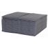 Dark / Slate Grey Disposable Napkins Luxury Linen Feel Airlaid 8-Fold 40cm Pack of 50