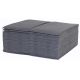 Slate Grey Luxury Linen Feel Airlaid 8-Fold 40cm Napkins Pack of 50