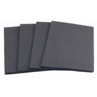 Dark / Slate Grey Disposable Napkins Luxury Linen Feel Airlaid 8-Fold 40cm Pack of 50