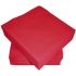 Red Disposable Napkins 40cm Linen Feel Luxury Airlaid Paper Pack of 50