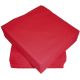 Red Linen Feel Luxury Airlaid Paper 40cm Napkins Pack of 50