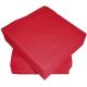 Red Linen Feel Luxury Airlaid Paper 40cm Napkins Pack of 50