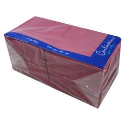 Cocktail Beaujolais / Burgundy 24cm 2ply Napkins - Pack Of 250
