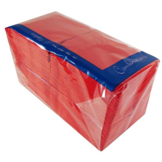 Cocktail Red 24cm 2ply Napkins - Pack Of 250 PAP4168 Cocktail Red 24cm 2ply Napkins - Pack Of 250 PAP4168