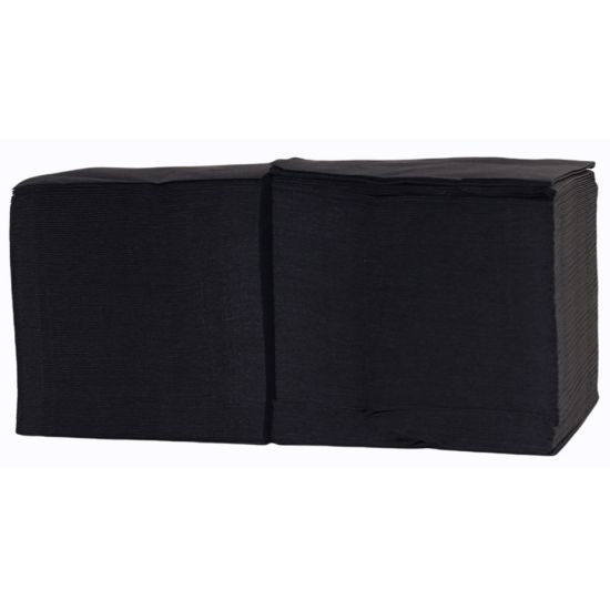 Black Cocktail Napkins 23cm 2ply Pack of 250