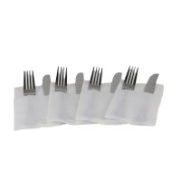 Airlaid White 40cm Pocket Napkins - Pack of 50