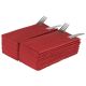Burgundy Luxury Linen Feel Airlaid Paper Pocket Napkins 40cm Pack of 50 Burgundy Luxury Linen Feel Airlaid Paper Pocket Napkins 40cm Pack of 50