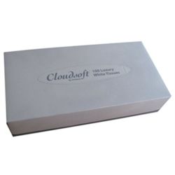 Cloudsoft 2ply Rectangular Tissues - 36 Packs Of 100 Tissues
