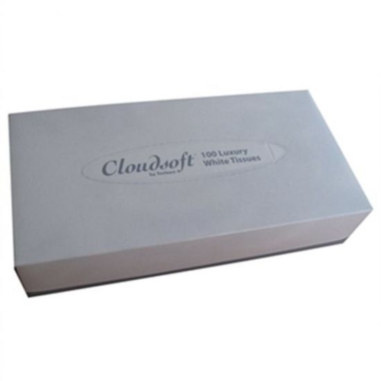 Cloudsoft 2ply Rectangular Tissues - 36 Packs Of 100 Tissues PAP6002