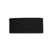 Black Tough Heavy Duty Floor Scouring Pad - 25.4 X 11.5cm