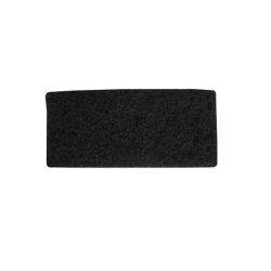 Black Tough Heavy Duty Floor Scouring Pad - 25.4 X 11.5cm