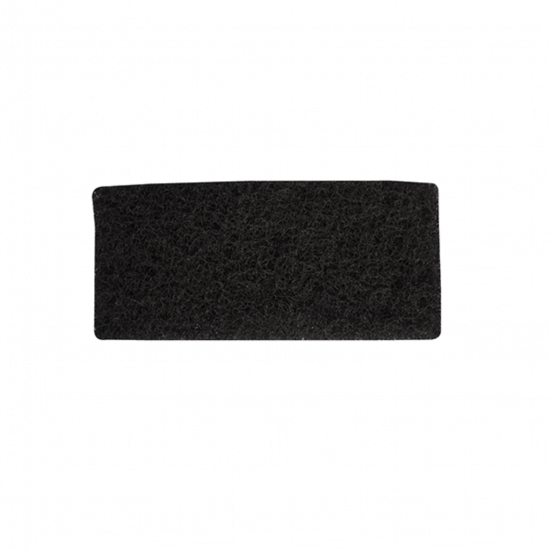 Black Tough Heavy Duty Floor Scouring Pad - 25.4 X 11.5cm FLO3028