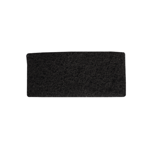 Black Tough Heavy Duty Floor Scouring Pad - 25.4 X 11.5cm FLO3028