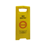 No Entry Warning ‘A’ Frame Sign