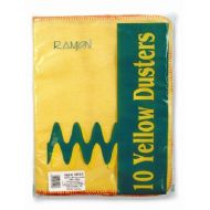 Professional Yellow Dusters - Pack Of 10