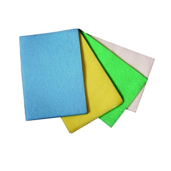 Green Anti-Bacterial Multi-Purpose Absorbent Cloths - Pack Of 25 GW5011