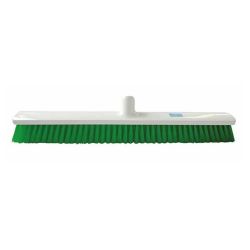 Green 60cm Hygiene Broom – Combi Bristle Soft / Medium Heavy Duty