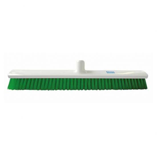 Green 60cm Hygiene Broom – Combi Bristle Soft / Medium Heavy Duty JE1029G