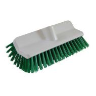 Green 24cm Hi-Low Deck Scrub Brush Head Heavy Duty