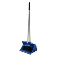 Blue Long Handled Lobby Dust Pan & Brush Set
