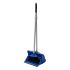 Blue Long Handled Lobby Dust Pan & Brush Set