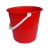 Red Standard Round Bucket 9lt
