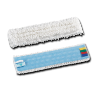 White Flat Microfibre Mop Head With Colour Coded Tags