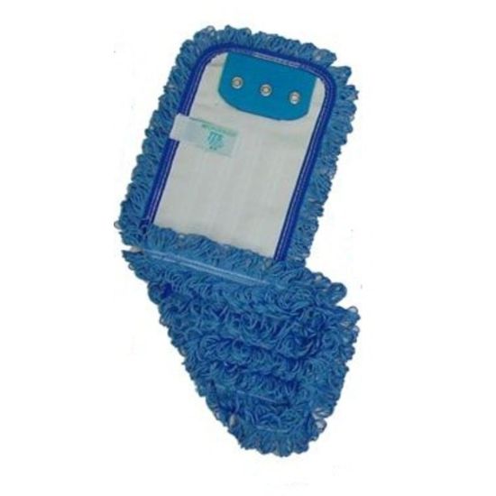 Premium Blue Microfibre Flat Mop Head JE3009