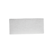 White Soft Heavy Duty Floor Scouring Pad - 25.4 X 11.5cm