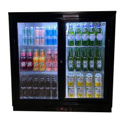Undercounter Bottle Cooler Double Door 166 Bottle Capacity