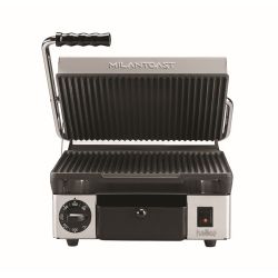 Panini/Contact Grill Ribbed Top And Bottom Non-Stick Plates Thermostat 0-300?C Panini/Contact Grill Ribbed Top And Bottom Non-Stick Plates Thermostat 0-300?C