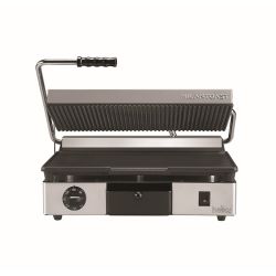 Panini/Contact Grill Ribbed Top And Flat Bottom Non-Stick Plates Thermostat 0-300?C Panini/Contact Grill Ribbed Top And Flat Bottom Non-Stick Plates Thermostat 0-300?C