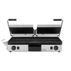 Panini/Contact Grill Ribbed Top And Flat Bottom Non-Stick Plates Thermostat 0-300?C Panini/Contact Grill Ribbed Top And Flat Bottom Non-Stick Plates Thermostat 0-300?C