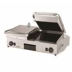 Panini/Contact Grill Flat Top & Bottom Ceramic Cooking Plates Infrared Elements