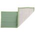 Cleano Glass Microfibre Pad Green 26cm x 11cm - Pack 5