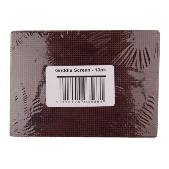 Griddle Screen 14 X 10cm - Pack Of 10 CAT3012 Griddle Screen 14 X 10cm - Pack Of 10 CAT3012