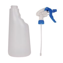 600ml Capacity Empty Trigger Spray Bottle Complete With Blue Trigger Head