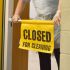 Closed For Cleaning - Hanging Door Fitting Sign