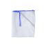 Heavy Duty White Dishcloth - Blue Colour Coded Border - Pack Of 10